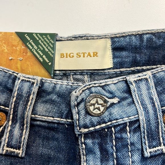 NWT Big Star Liv Short 1/2 jean shorts - Picture 4 of 8